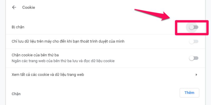 Danh mục được cập nhật trong chính sách cookie Go789