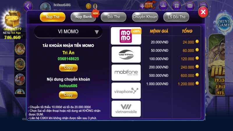 Các thể loại game bài
