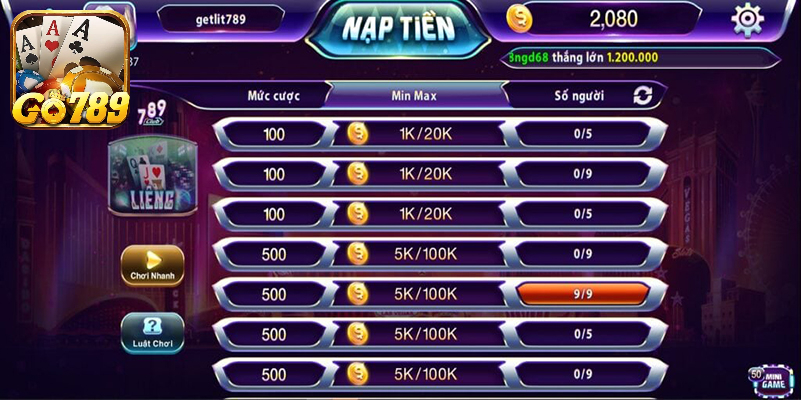 Luôn chú ý vào kết quả của game bài